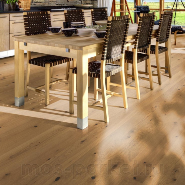 Однополосная паркетная доска Kahrs Life Authentic Plank Oak Tahini
