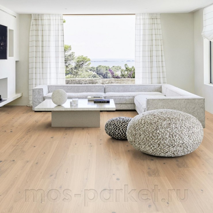 Однополосная паркетная доска Kahrs Life Authentic Plank Oak Turmelic