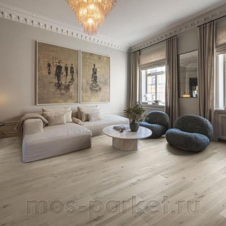 Паркетная доска Kahrs Beyond Retro Oak Loft White Plank