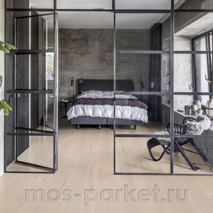 Паркетная доска Kahrs Beyond Retro Oak Loft White Plank