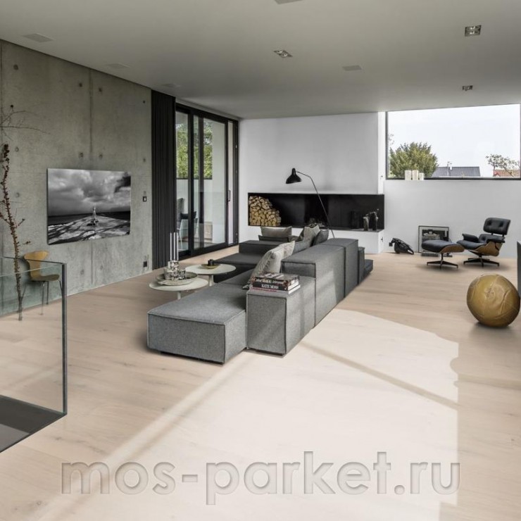 Паркетная доска Kahrs Beyond Retro Oak Loft White Plank