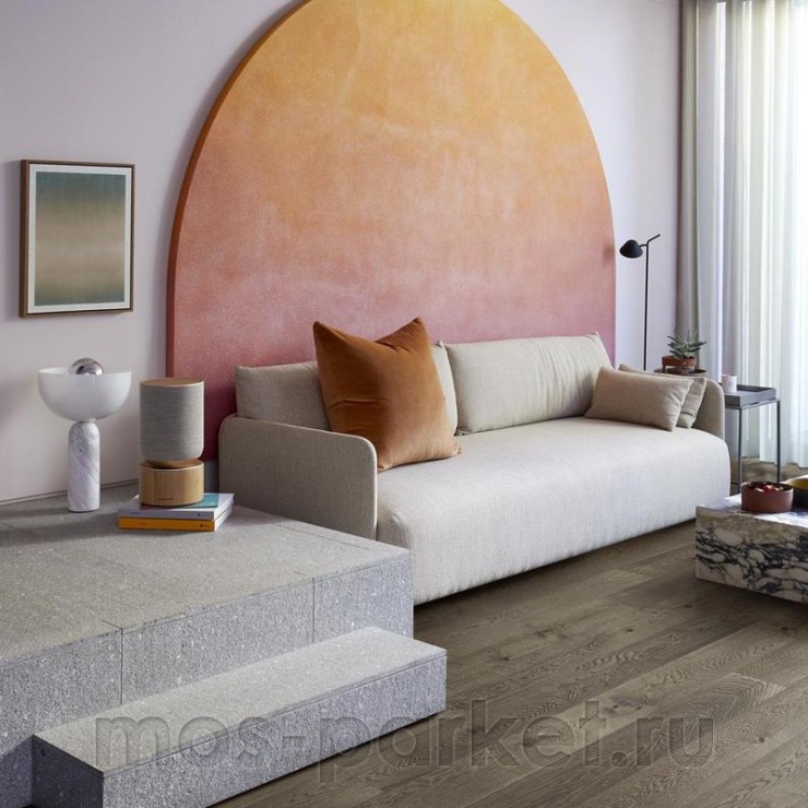 Паркетная доска Kahrs Beyond Retro Oak Charcoal Light Plank