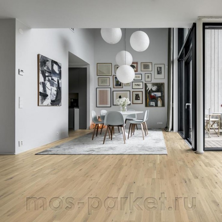 Паркетная доска Kahrs Beyond Retro Oak Frosted Oat Strip