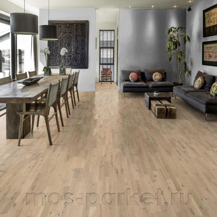 Паркетная доска Kahrs Beyond Retro Oak Frosted Oat Strip