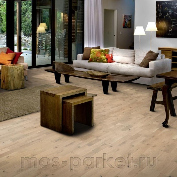 Паркетная доска Kahrs Beyond Retro Oak Frosted Oat Strip