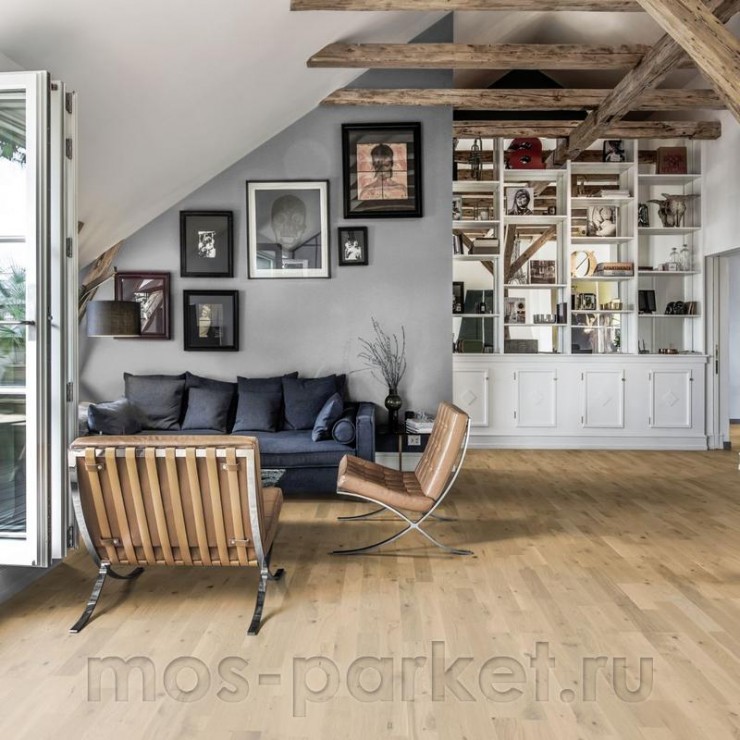 Паркетная доска Kahrs Beyond Retro Oak Urban Brown Strip