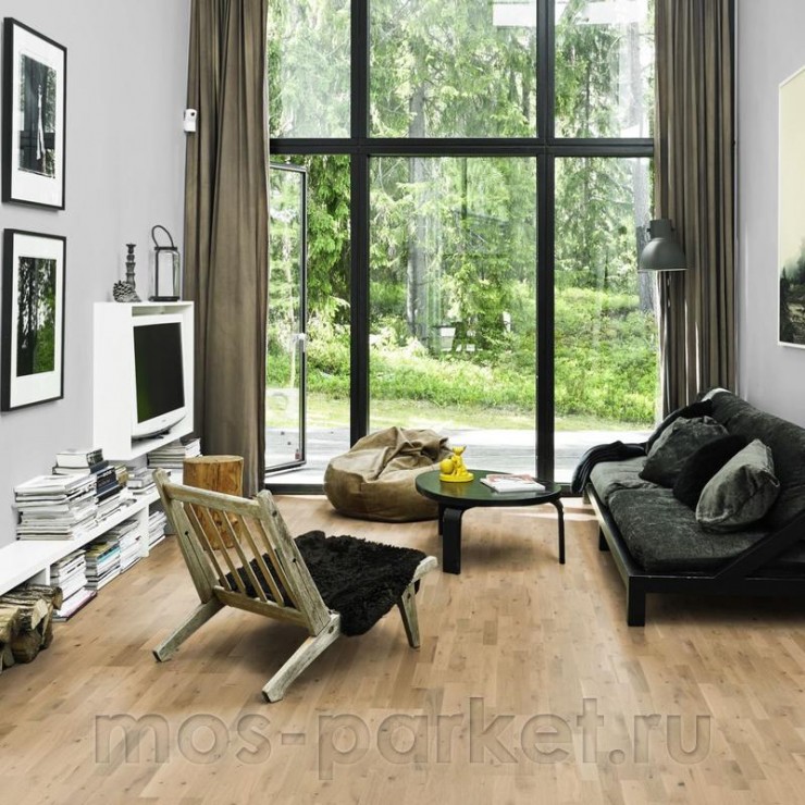 Паркетная доска Kahrs Beyond Retro Oak Urban Brown Strip