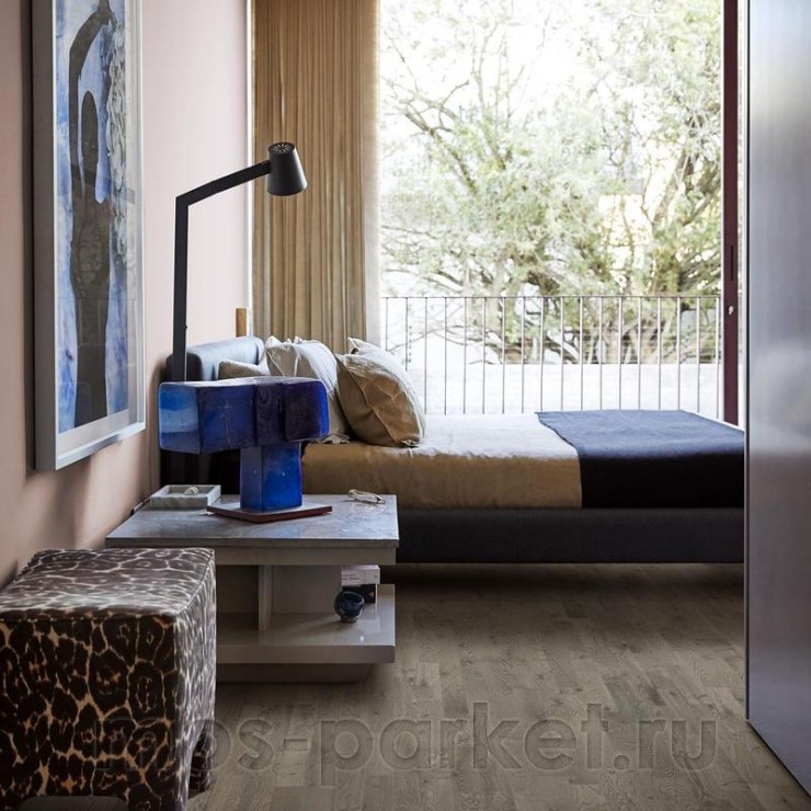 Паркетная доска Kahrs Beyond Retro Oak Charcoal Light Strip