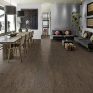 Паркетная доска Kahrs Beyond Retro Oak Charcoal Light Strip