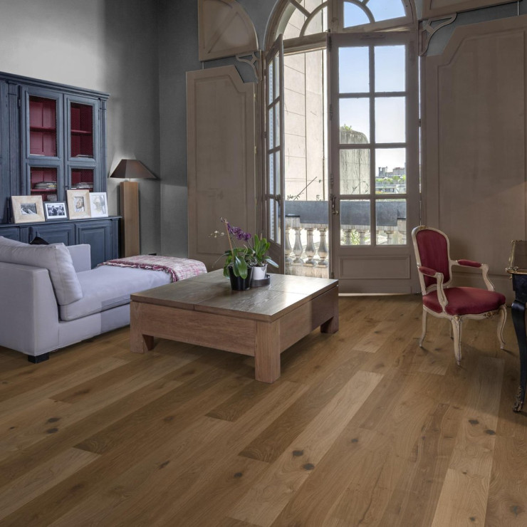Паркетная доска Kahrs Flora Дуб Альпийская Роза