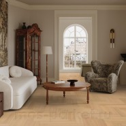 Паркет ёлка Kahrs Life Authentic Herringbone Oak Chamomille