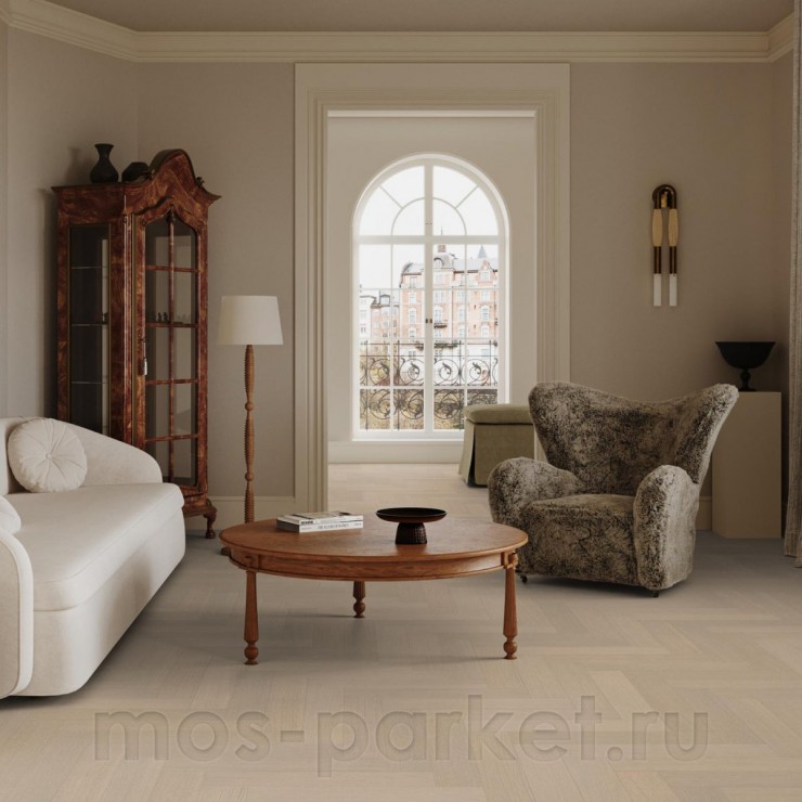 Паркет ёлка Kahrs Life Authentic Herringbone Oak Mint