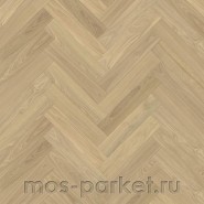 Английская елка Kahrs Herringbone Дуб AB Dim White Calm