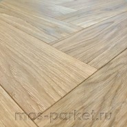 Английская елка Kahrs Herringbone Дуб AB Dim White Calm