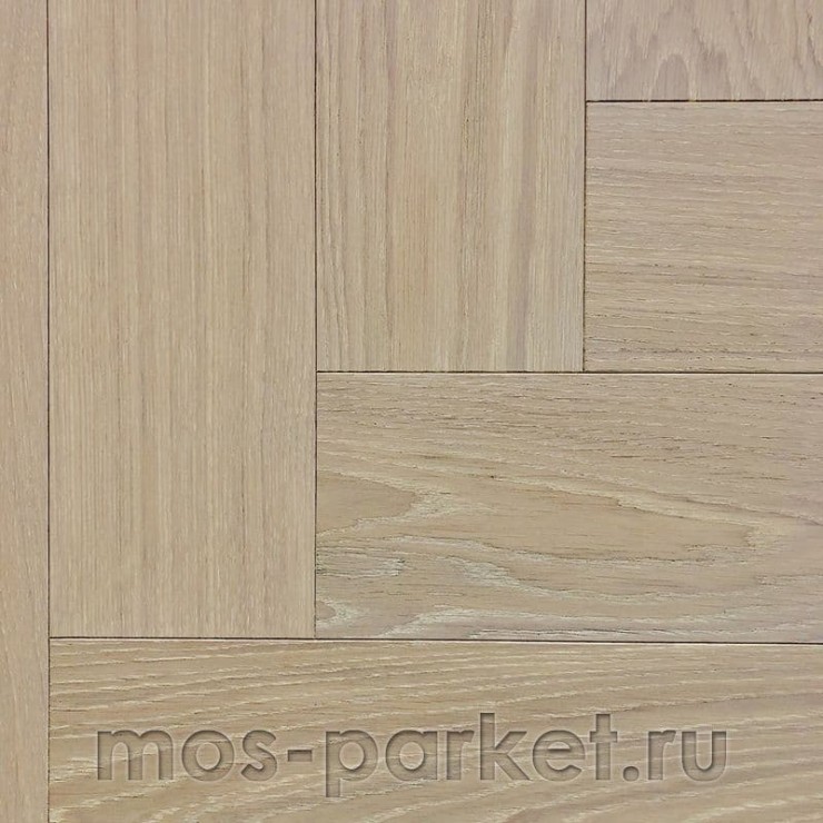 Английская елка Kahrs Herringbone Дуб AB White Calm