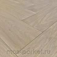 Английская елка Kahrs Herringbone Дуб AB White Calm