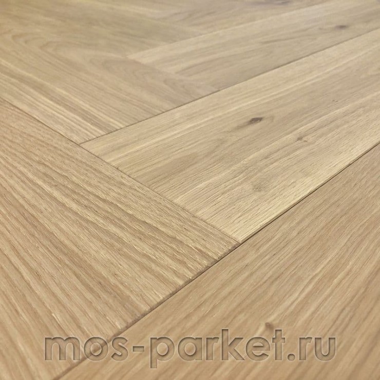 Английская елка Kahrs Herringbone Дуб CC Dim White Lively