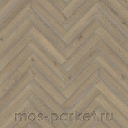 Английская елка Kahrs Herringbone Дуб CC Vintage White Lively