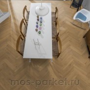 Английская елка Kahrs Herringbone Дуб CD Grey Lively