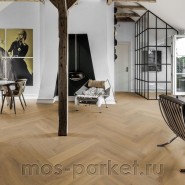 Английская елка Kahrs Herringbone Дуб CD Grey Lively