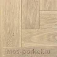 Английская елка Kahrs Herringbone Дуб CD White Lively