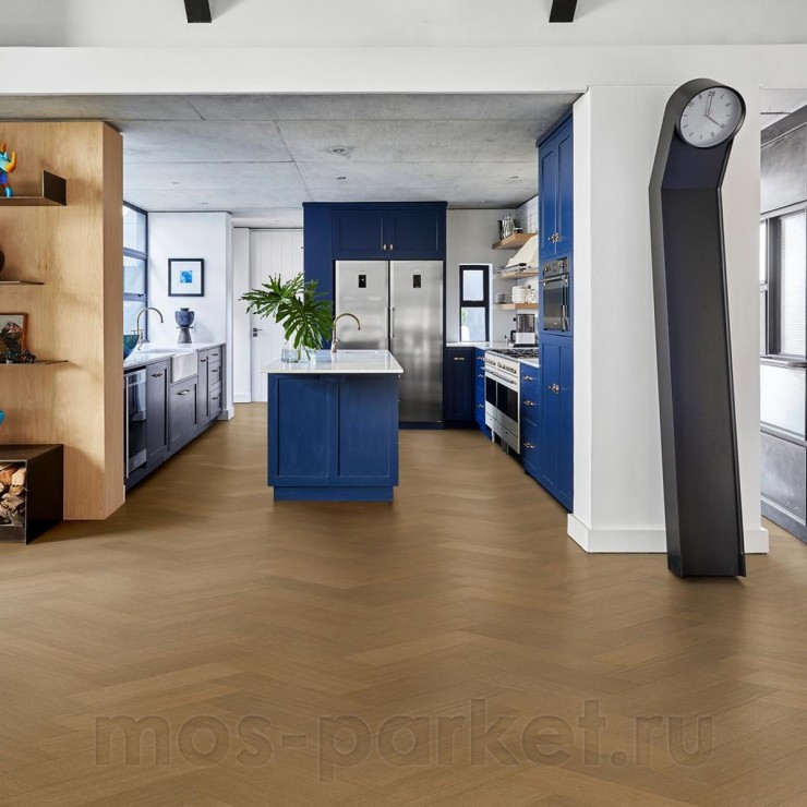 Паркет ёлка Kahrs Life Authentic Herringbone Oak Sage