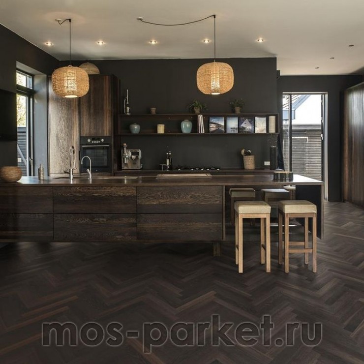 Инженерная доска Kahrs Studio Дуб AB копчёный матовый