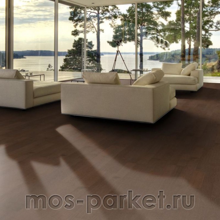 Двухполосная паркетная доска Kahrs Life Cocoa Bean (193×1225 мм)