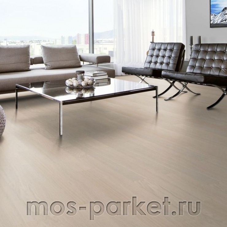 Двухполосная паркетная доска Kahrs Life Coconut Cream (193×1225 мм)