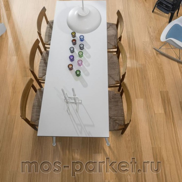 Двухполосная паркетная доска Kahrs Life Pure Oak (193×1225 мм)