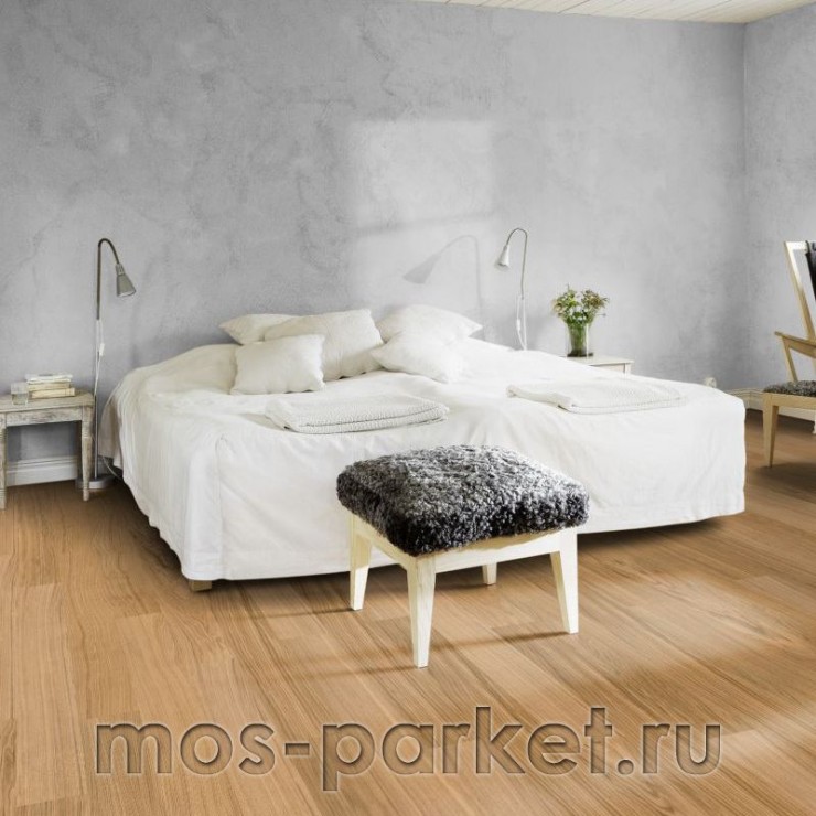 Двухполосная паркетная доска Kahrs Life Pure Oak (193×1225 мм)