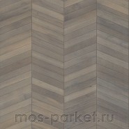 Французская елка Kahrs Chevron Дуб Шеврон серый 60°