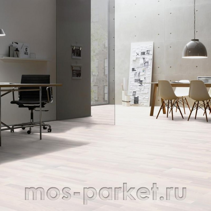 Паркетная доска Polarwood Classic Ясень Ricotta MATT 3S