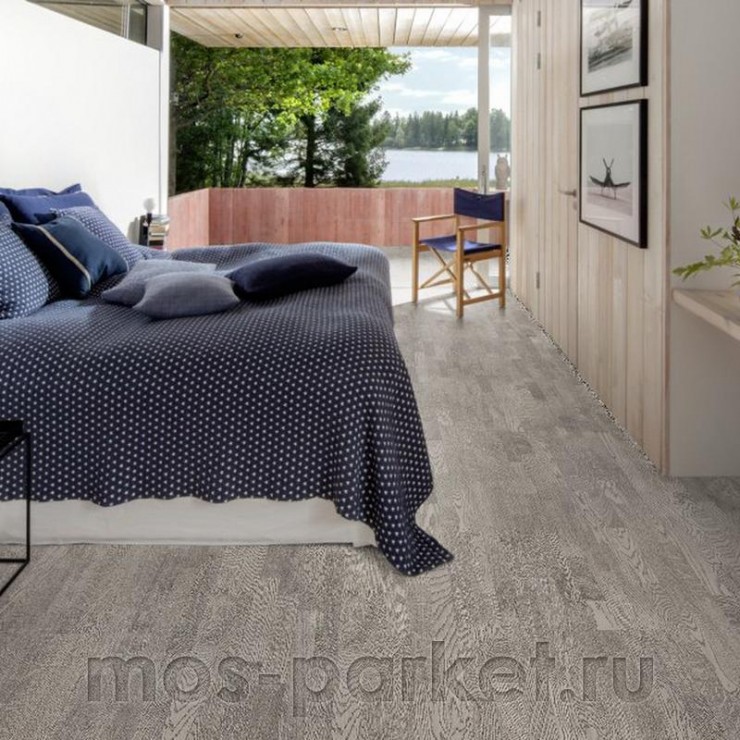 Паркетная доска Upofloor Art Design Дуб Silver Mist 3S