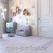 Паркетная доска Polarwood Space Дуб FP 138 Elara White MATT