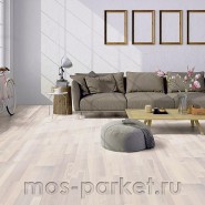 Паркетная доска Polarwood Classic Дуб Living White Matt 3S