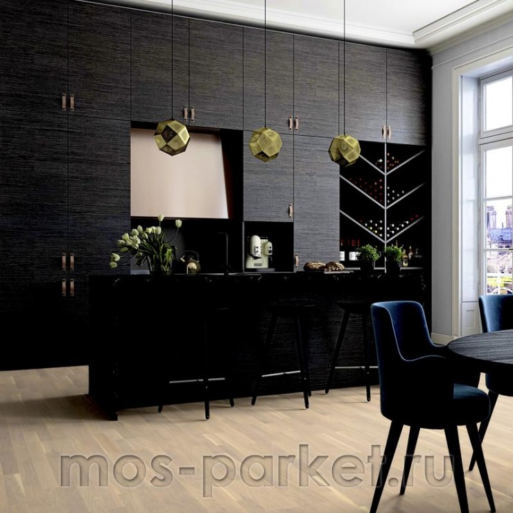 Паркетная доска DuoWood Дуб Calima White Oiled 3S