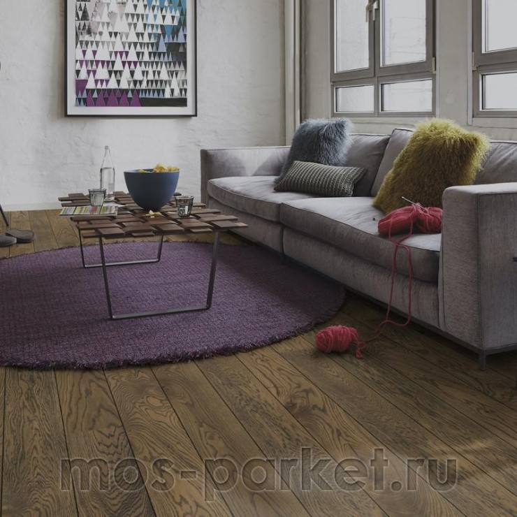Паркетная доска Polarwood Elegance Дуб Premium 138 Artist Brown
