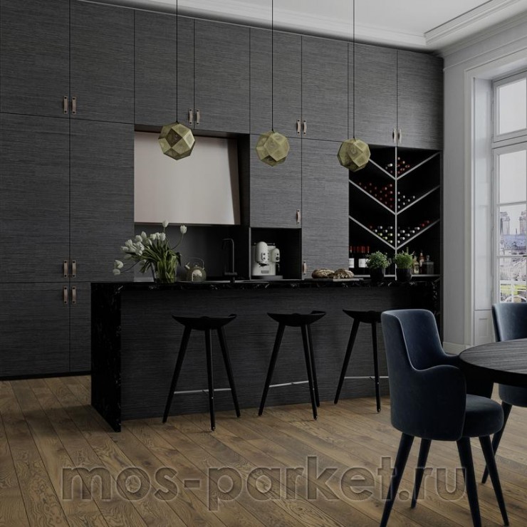 Паркетная доска Polarwood Elegance Дуб Premium 138 Artist Brown