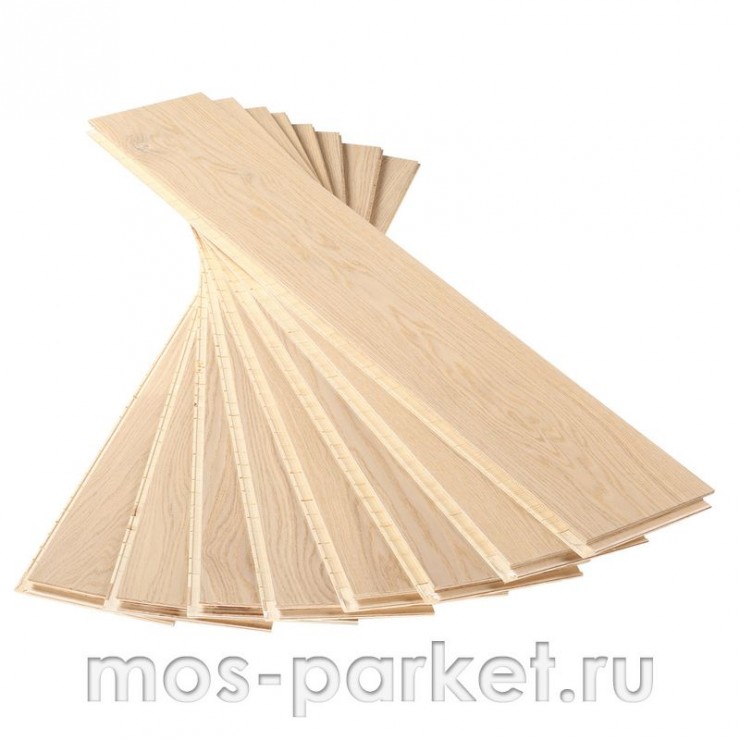 Паркетная доска Focus Floor Season Дуб Snowstorm White Matt 1S