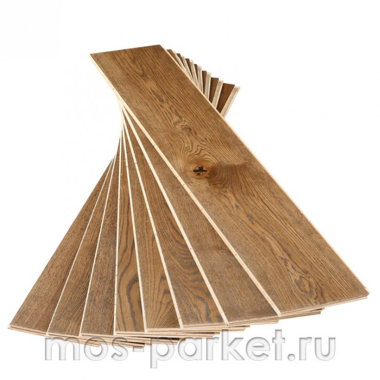 Паркетная доска DuoWood Дуб Tornado Oil 1S