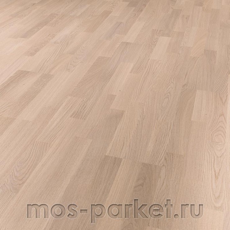 Паркетная доска Polarwood Classic Дуб Tundra White Matt 3S