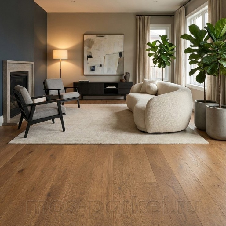 Паркетная доска Karelia Praline Дуб 188 Грильяж