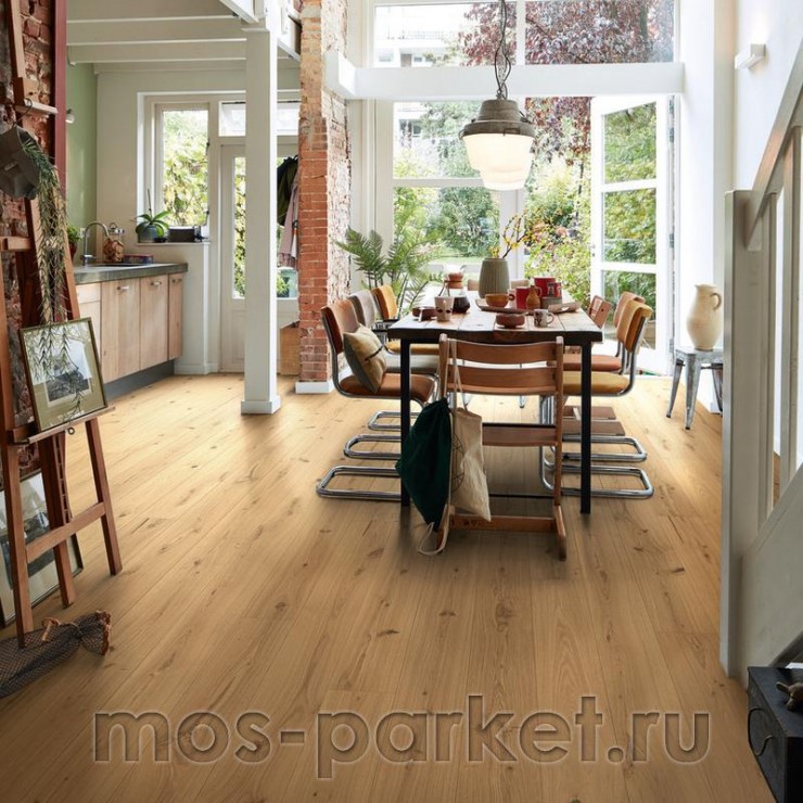Паркетная доска Meister PD 400 Cottage 8814 Дуб Витал чистый нежно-копченый