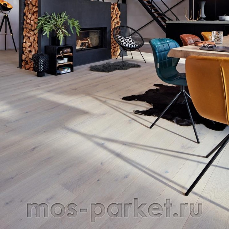 Паркетная доска Meister PD 400 Cottage 8801 Дуб Витал светло-серый