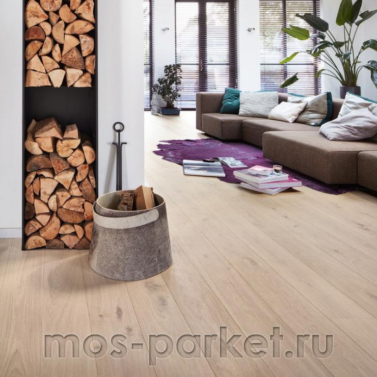 Паркетная доска Meister PD 400 Cottage 8541 Дуб Лайвли белый забеленный