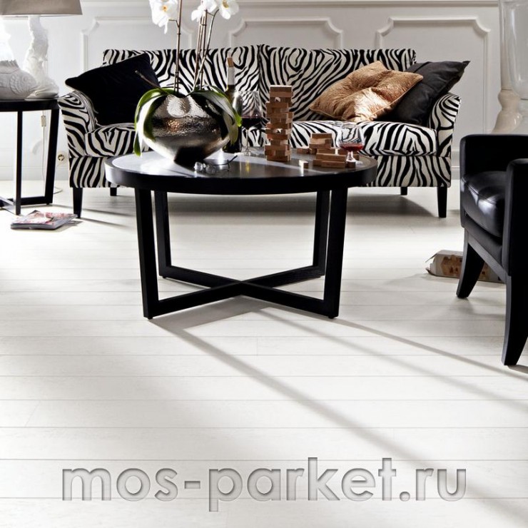 Паркетная доска Meister PD 400 Cottage 8081 Дуб Гармония белый полярный