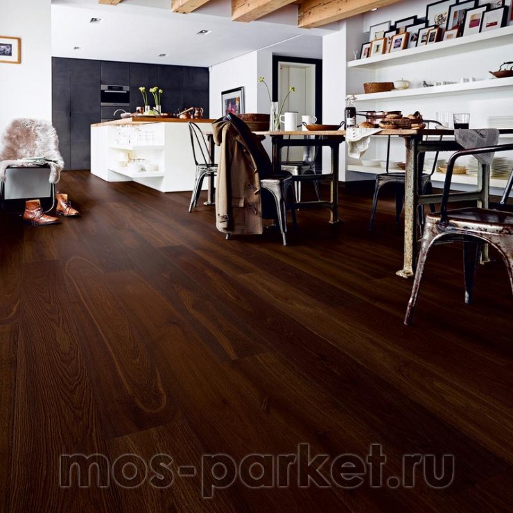 Паркетная доска Meister PD 400 Cottage 8031 Дуб Лайвли закопченный