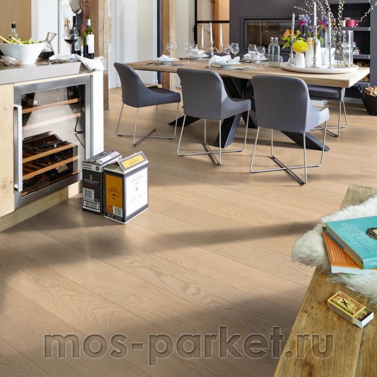 Паркетная доска Meister PD 400 Cottage 8090 Дуб Гармония белый