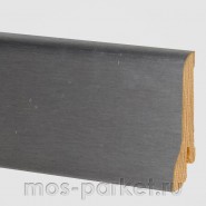 Плинтус Pedross Алюминий тёмный 70x15 мм